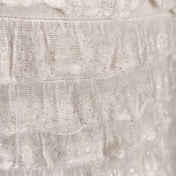 NWT Free People Ivory ruffle slip dress size S - Picture 5 of 6